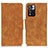 Leather Case Stands Flip Cover Holder M03L for Xiaomi Mi 11i 5G (2022) Khaki