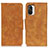 Leather Case Stands Flip Cover Holder M03L for Xiaomi Mi 11i 5G Khaki