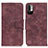 Leather Case Stands Flip Cover Holder M03L for Xiaomi Redmi Note 10 JE 5G Purple