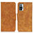 Leather Case Stands Flip Cover Holder M03L for Xiaomi Redmi Note 10 Pro 4G Khaki