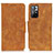 Leather Case Stands Flip Cover Holder M03L for Xiaomi Redmi Note 11T 5G Khaki