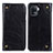 Leather Case Stands Flip Cover Holder M04L for Oppo F19 Pro