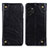 Leather Case Stands Flip Cover Holder M04L for Samsung Galaxy A13 4G Black