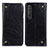 Leather Case Stands Flip Cover Holder M04L for Sony Xperia 1 III Black