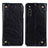Leather Case Stands Flip Cover Holder M04L for Sony Xperia 10 III Black