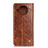 Leather Case Stands Flip Cover Holder M04L for Xiaomi Mi 10i 5G Brown