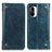 Leather Case Stands Flip Cover Holder M04L for Xiaomi Mi 11i 5G Blue