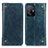 Leather Case Stands Flip Cover Holder M04L for Xiaomi Mi 11T 5G Blue