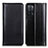 Leather Case Stands Flip Cover Holder M05L for Oppo A53s 5G Black