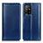 Leather Case Stands Flip Cover Holder M05L for Oppo A94 5G Blue