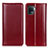 Leather Case Stands Flip Cover Holder M05L for Oppo Reno5 F Red