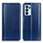 Leather Case Stands Flip Cover Holder M05L for Oppo Reno6 Pro 5G India Blue