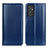 Leather Case Stands Flip Cover Holder M05L for Samsung Galaxy A05s Blue