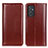 Leather Case Stands Flip Cover Holder M05L for Samsung Galaxy A05s Brown