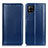 Leather Case Stands Flip Cover Holder M05L for Samsung Galaxy A22 4G Blue