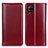 Leather Case Stands Flip Cover Holder M05L for Samsung Galaxy A22 4G Red