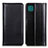 Leather Case Stands Flip Cover Holder M05L for Samsung Galaxy A22s 5G Black