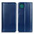 Leather Case Stands Flip Cover Holder M05L for Samsung Galaxy F42 5G Blue