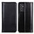 Leather Case Stands Flip Cover Holder M05L for Samsung Galaxy M54 5G Black