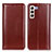 Leather Case Stands Flip Cover Holder M05L for Samsung Galaxy S22 Plus 5G