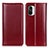 Leather Case Stands Flip Cover Holder M05L for Xiaomi Mi 11i 5G Red