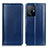 Leather Case Stands Flip Cover Holder M05L for Xiaomi Mi 11T Pro 5G Blue