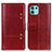 Leather Case Stands Flip Cover Holder M06L for Motorola Moto Edge 20 Lite 5G Red