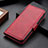 Leather Case Stands Flip Cover Holder M06L for Motorola Moto Edge S30 5G Red