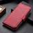 Leather Case Stands Flip Cover Holder M06L for Motorola Moto G41 Red