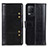 Leather Case Stands Flip Cover Holder M06L for Realme 8 5G Black