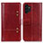 Leather Case Stands Flip Cover Holder M06L for Samsung Galaxy A13 4G Red