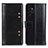 Leather Case Stands Flip Cover Holder M06L for Samsung Galaxy A13 5G Black