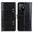 Leather Case Stands Flip Cover Holder M06L for Xiaomi Mi 11T 5G Black