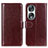 Leather Case Stands Flip Cover Holder M07L for Huawei Honor 90 5G