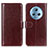 Leather Case Stands Flip Cover Holder M07L for Huawei Honor Magic5 5G Brown