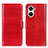 Leather Case Stands Flip Cover Holder M07L for Huawei Nova 10 SE Red