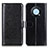 Leather Case Stands Flip Cover Holder M07L for Huawei Nova Y90 Black