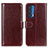 Leather Case Stands Flip Cover Holder M07L for Motorola Moto Edge (2021) 5G