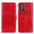 Leather Case Stands Flip Cover Holder M07L for Motorola Moto G Play Gen 2 Red