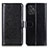 Leather Case Stands Flip Cover Holder M07L for Motorola Moto G Power 5G (2023) Black