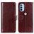 Leather Case Stands Flip Cover Holder M07L for Motorola Moto G31