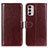 Leather Case Stands Flip Cover Holder M07L for Motorola Moto G42