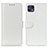 Leather Case Stands Flip Cover Holder M07L for Motorola Moto G50 5G White