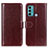 Leather Case Stands Flip Cover Holder M07L for Motorola Moto G60