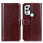 Leather Case Stands Flip Cover Holder M07L for Motorola Moto G60s