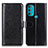 Leather Case Stands Flip Cover Holder M07L for Motorola Moto G71 5G Black