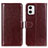 Leather Case Stands Flip Cover Holder M07L for Motorola Moto G73 5G