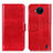 Leather Case Stands Flip Cover Holder M07L for Nokia C20 Plus Red