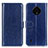 Leather Case Stands Flip Cover Holder M07L for Nokia C200 Blue