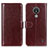 Leather Case Stands Flip Cover Holder M07L for Nokia C21